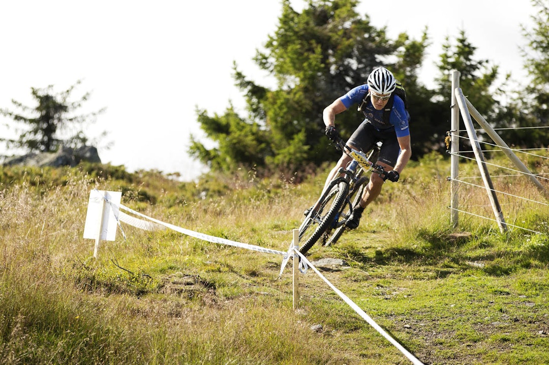 SIKRET SEG ANDREPLASSEN: Henrik H. Kippernes måtte la Ola Kjøren gå, men sikret seg andreplassen i årets Ultrabirken. Foto: Kristoffer H. Kippernes _IPP7585
