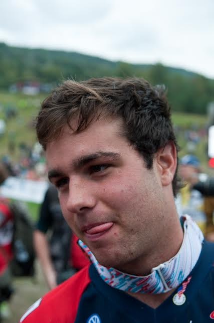 FORVIRRET: Neko Mullaly visste ikke helt hva han skulle tro etter å ha kommet på fjerdeplass uten kjede. Foto: Øyvind Aas nekoaas