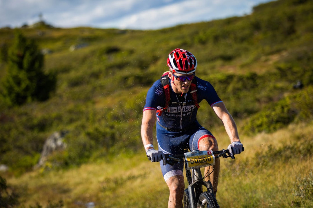 STRI TUR: Til tross for fint vær, var løypa våt, og tidvis teknisk. Foto: Snorre Veggan. ultrabirken-9851a