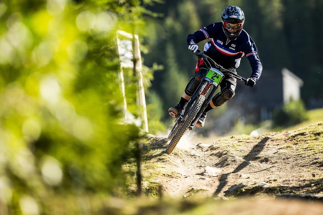 VERDENSMESTER: Loris Vergier var raskeste junior. Foto: Sven Martin loisvergierrace