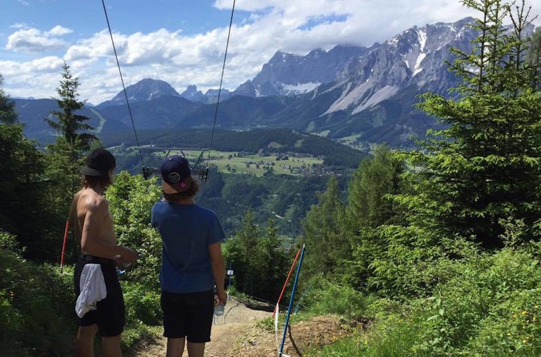 Ingenting å utsette på utsikten i Schladming. Foto: NCF Shcladming IXS - NCF 1400x924