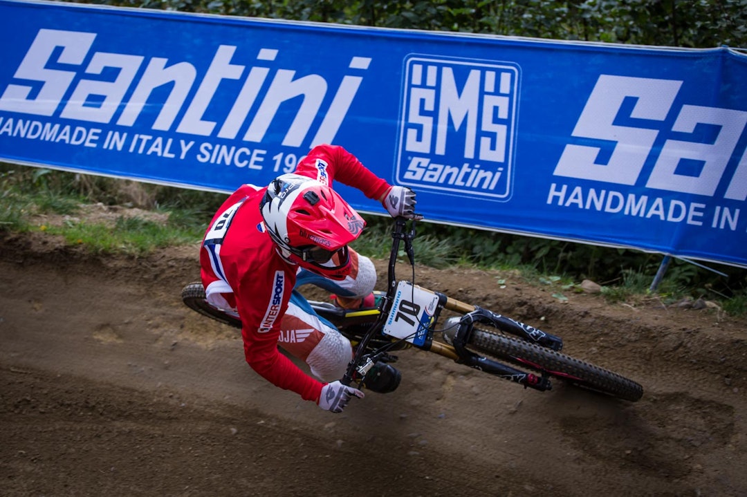 EYE OF THE TIGER: Terje Nylende på vei mot mål. Foto: Snorre Veggan terjeSN