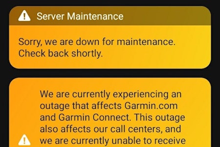 DELVIS I DRIFT: Garmin har vært hacket og tjenestene ute av drift siden 23 juli, inkludert opplasting til Strava. Mandag ettermiddag skal det være delvis drift igjen. Garmin hacket