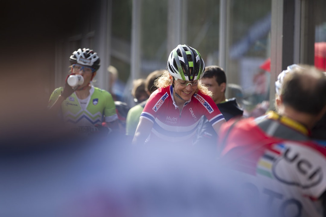 HJEMMEFAVORITTEN: Gunn-Rita Dahle Flesjå så ut til å ta forventningene med ro på forhånd.(foto: Kristoffer H. Kippernes) _KHK7463