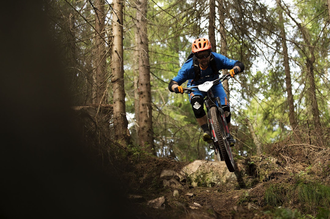 STØDIG: Ove Grøndal er gjerne å finne på toppen av resultatlistene, så også i dag. _IPP3717