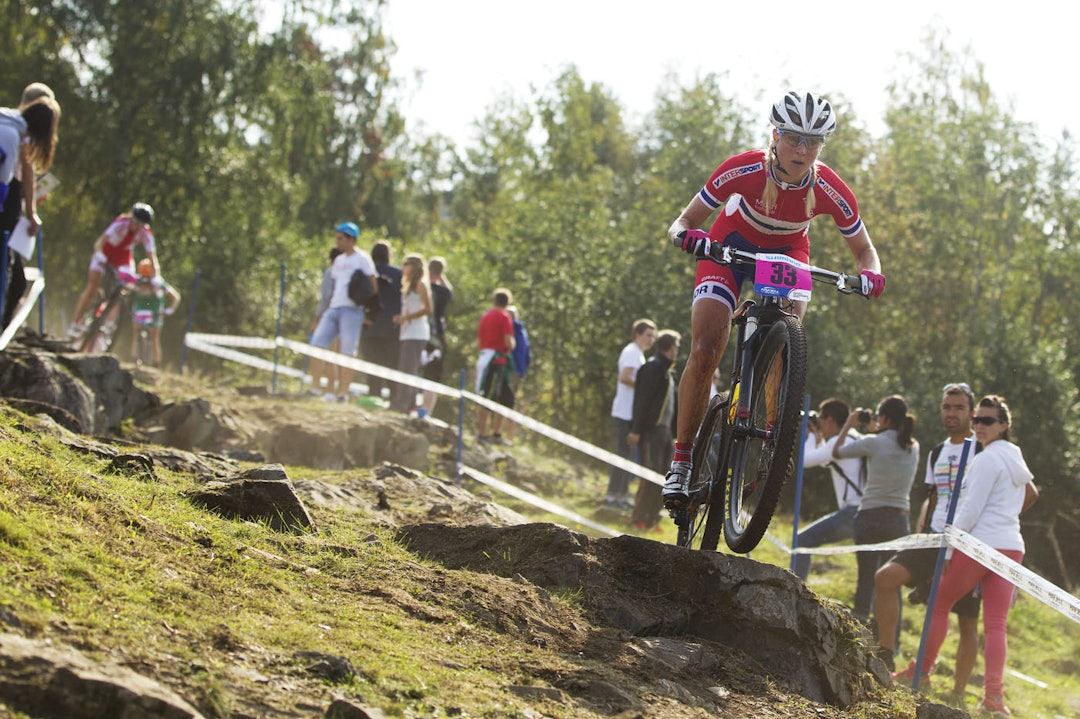 SOLID INNSATS: Lene Byberg viste gode takter, og kjørte inn til 17.plass foran hjemmepublikummet.(foto: Kristoffer H. Kippernes) _KHK7743