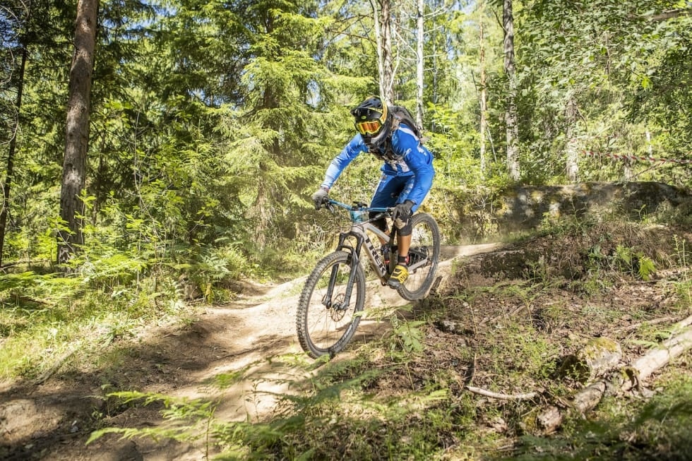 DRAMM-ENDURO: Lene Pettersen var med på Dramm-enduro i 2019. Foto: Pål Westgaard Drammen enduro, dramm-enduro