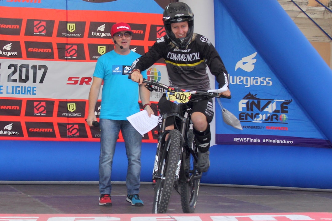 Cecile Ravanel vant Enduro World Series sammenlagt for andre år på rad. Foto: Ingeborg Scheve Cecile Ravanel 1400x933
