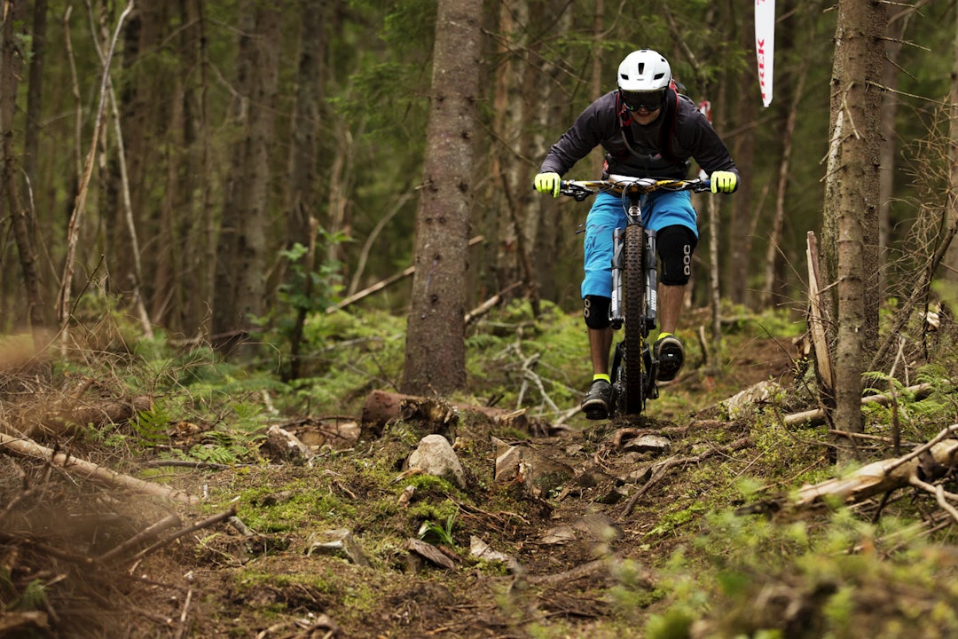 FULLT FOKUS: Løypene i Tryvann satte både fysikk og konsentrasjon på prøve. _IPP3893