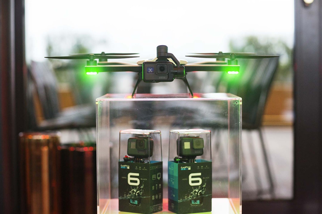 FLYVILLIG: Hero6 Black er kompatibelt med Karma-dronen fra GoPro. _IPP7650