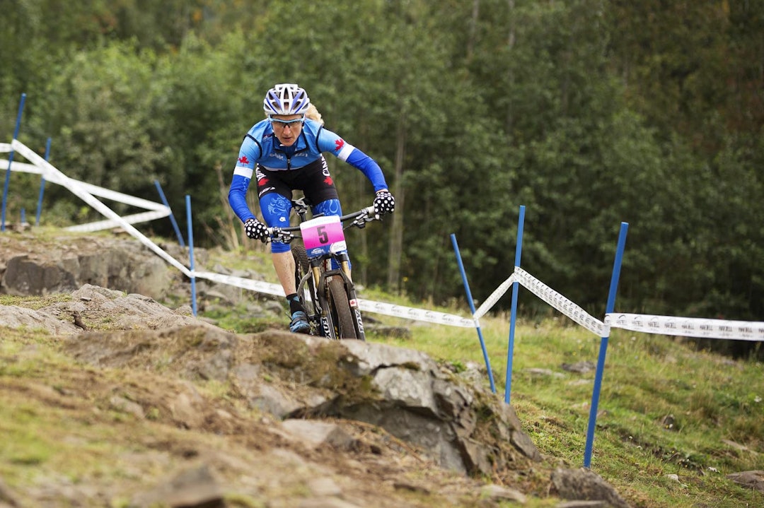 VETERAN: Catharine Pendrel har solid mesterskapserfaring og har vunnet VM før. Hun er den eneste eliterytteren med en verdenscupseier i år også. Foto: Kristoffer H. Kippernes VETERAN: Catharine Pendrel har solid mesterskapserfaring og har vunnet VM før. Hun er den eneste eliterytteren med en verdenscupseier i år også. Foto: Kristoffer H. Kippernes