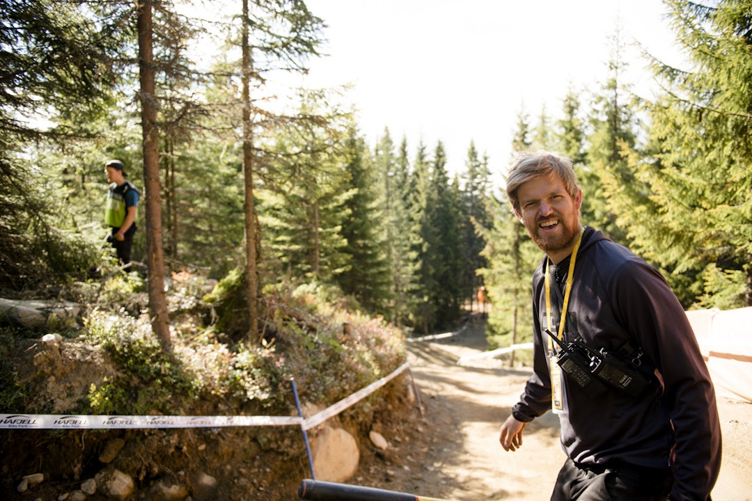 FORNØYD: Knut Jørgen Sætre Løkås er blid og fornøyd. (Foto: Martin I.Dalen) 8_MID1894