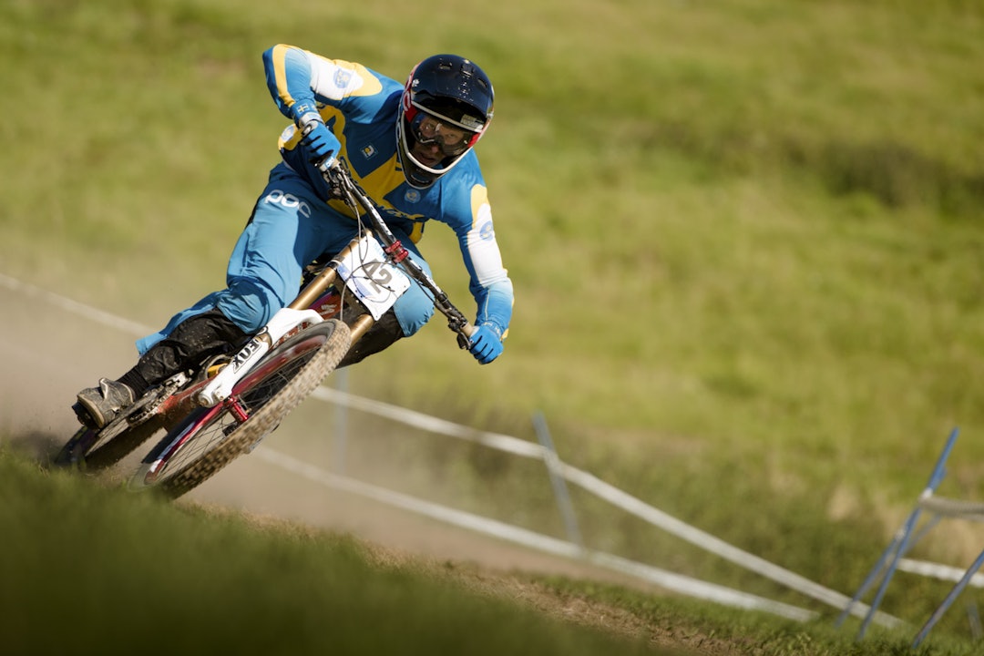 BRØDRE!: Brødre fight mellom Robin og Nicklas Wallner. ( Foto: Martin I. Dalen) 12_MID2574