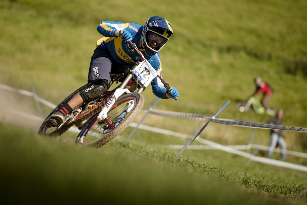 BRØDRE: Brødre fight mellom Robin og Nicklas Wallner. ( Foto: Martin I. Dalen) 13_MID2579