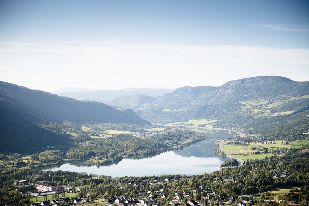 UTSIKT: Fantastisk utsikt over løypene på Hafjell. ( Foto: Martin I. Dalen) 15_MID2522