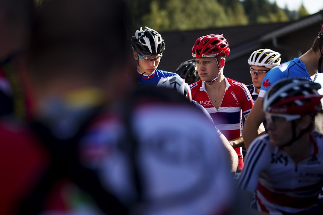 BEKYMRET FØR START: Edvard Vea Iversen hadde ikke dagen i dag og endte helt nede på 53.plass. (foto: Kristoffer H. Kippernes) _KHK6665