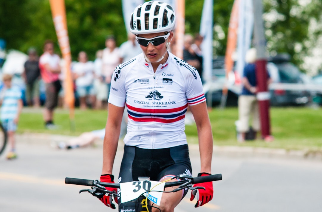 Borghild Løvset satte ny løyperekord i Trysilrittet tidligere i sommer, og har vist at hun er tilbake etter en trøblete vår med mye sjukdom. Foto: Destinasjon Trysil Borghild Løvset Trysilrittet 2015 - Foto Hans Martin Nysæter Destinasjon Trysil 1400x924