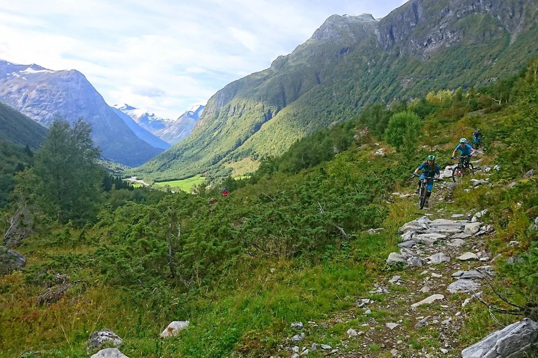 Napenstien er både flyt og fart, alt ettersom. Foto: Tommy Aslaksen Napenstien - Tommy Aslaksen 1400x933