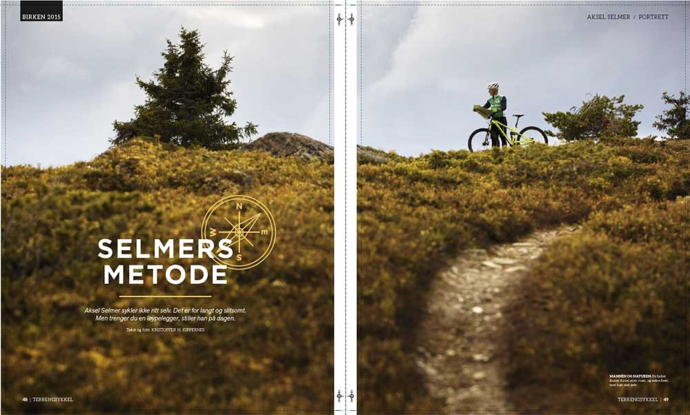 STIENTUSIASTEN: Vi ble med Ultrabirkens far, Aksel Selmer på rekognoseringstur. Skjermbilde 2015-08-04 kl. 11.40.29 copy