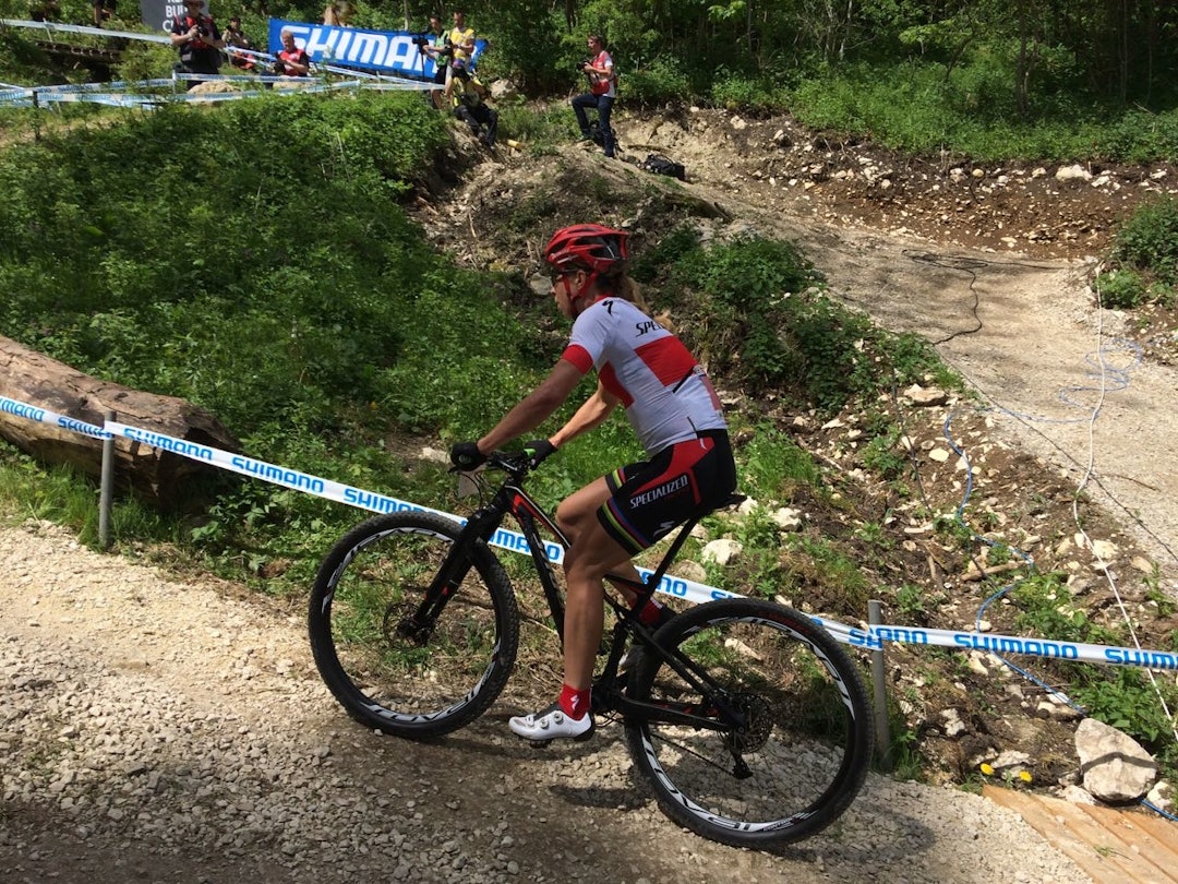 SUVEREN: Annika Langvad var suveren i Albstadt. Alle foto: Øyvind Aas SUVEREN: Annika Langvad var suveren i Albstadt. Alle foto: Øyvind Aas