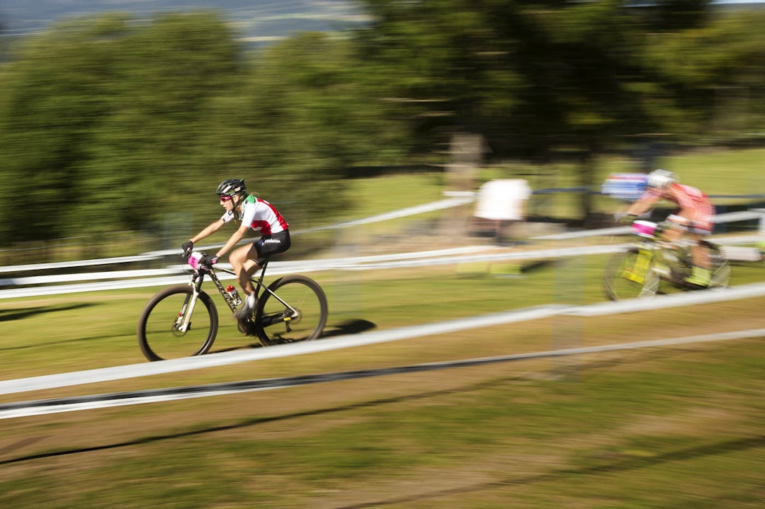 TAKTSKIFTE: Nicole Koller jobbet seg opp og frem, og lå plutselig i teten. (foto: Kristoffer H. Kippernes) _IPP7035
