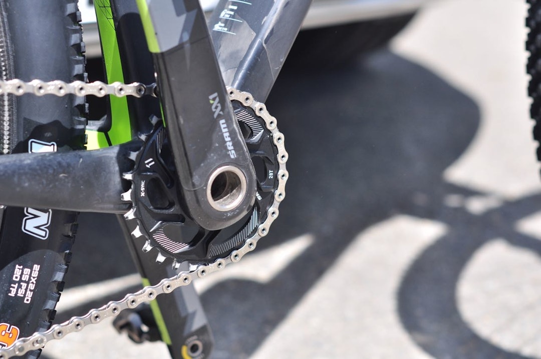 LETT: Gunn-Rita sykler med 28-tenners krankdrev og 10-42-kassett i Albstadt. LETT: Gunn-Rita sykler med 28-tenners krankdrev og 10-42-kassett i Albstadt.