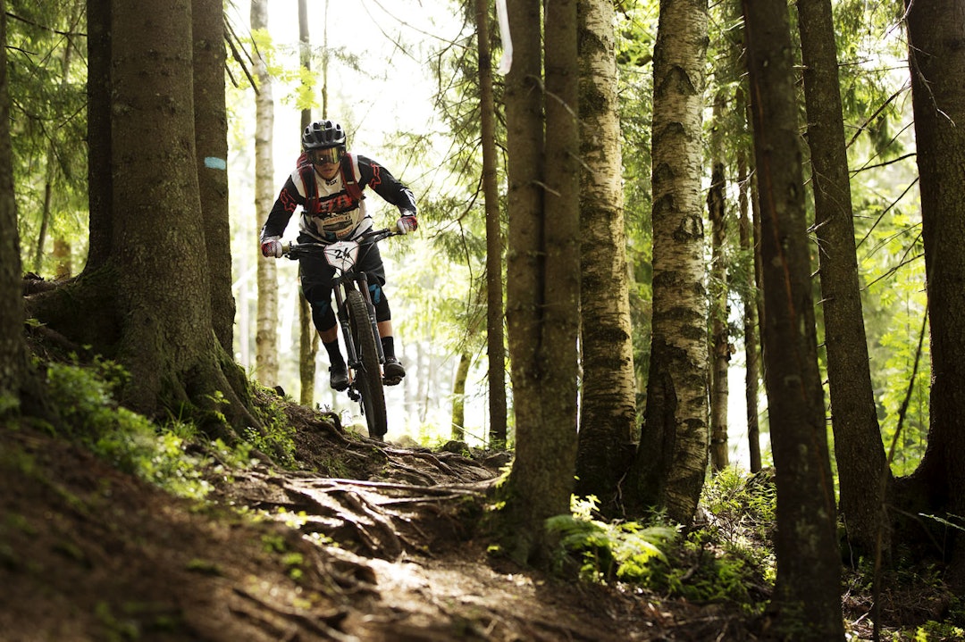 Espen Berg-Johnsen under Oslo Enduro 2015. Foto: Kristofffer Kippernes Espen Johnsen Oslo Enduro 2015 - Kristoffer Kippernes
