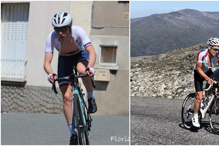 REKORDJEGERE: Jon Breivold (t.v) og Jahn Frederik Grue skal lørdag 1. mai slå den norske rekorden i everesting. Foto: Privat jon breivold