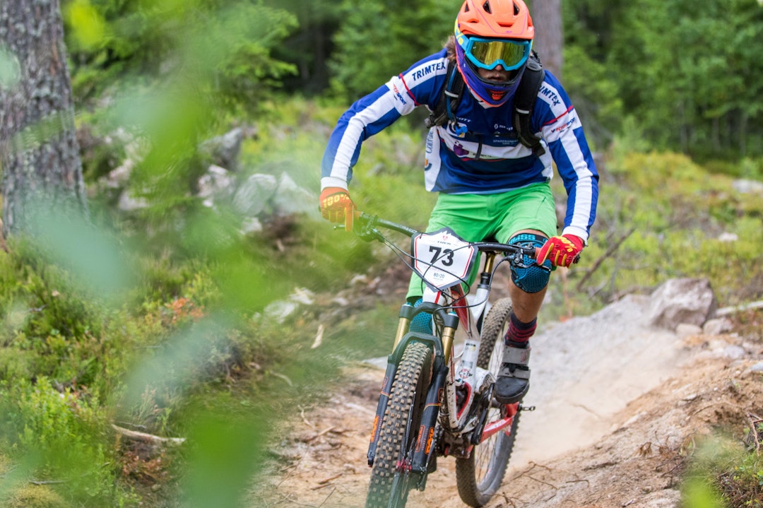 Adrian Hilde er sugen på å beholde andreplassen sammenlagt, men da må han slå Thomas Klingenberg i Hafjell. Foto: Sylvain Cavatz Adrian Hilde - Sylvain Cavatz 1400x933