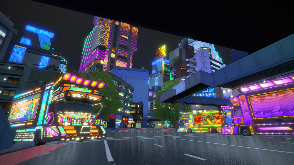 NY BY: Neokyo blir det nyeste tilskuddet til Zwifts virtuelle verden. Foto: Zwift