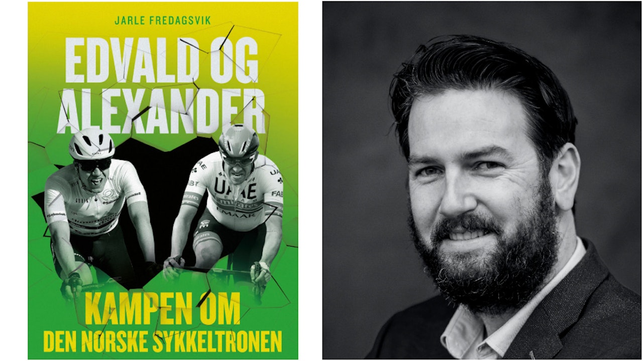 BOKUTGIVELSE: Sykkeljournalist Jarle Fredagsvik debuterer som forfatter med boken «Edvald og Alexander». Foto: Kagge forlag