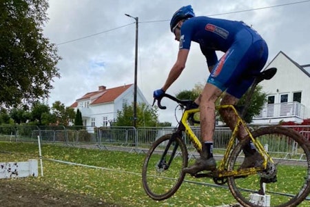 HISTORISK: Føyka Kross var første runde i Norgescupen 2021, men også første norske cyclocrossritt med UCI status. Foto: Arrangøren Føyka Kross 2021