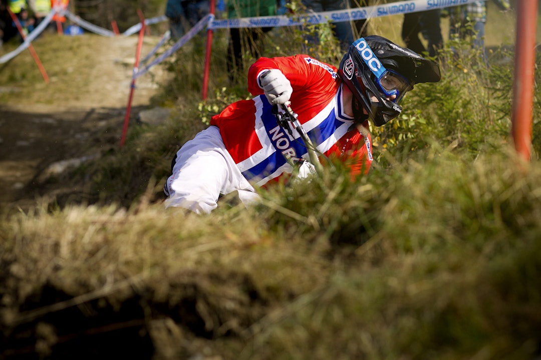 VERDENSCUP: Av større ritt han har kjørt, ser Espen Johnsen tilbake på verdenscup på hjemmebane i Hafjell. Foto: Kristoffer H. Kippernes _KHK2589