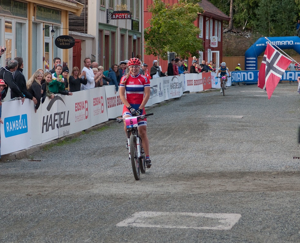 INTET NEDERLAG: Bronsemedaljen var en seier for Ingrid Sofie Bøe Jakobsen og norsk terrengsykling.