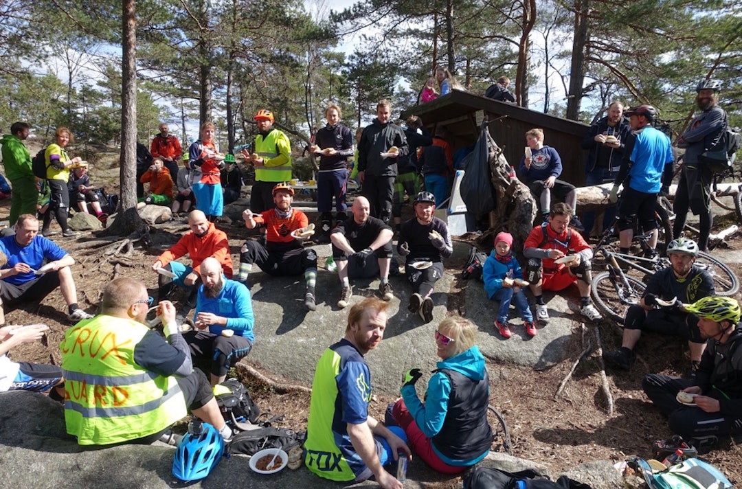 ngen tvil om at lunsjen og festivalen slo an. Foto: Pål Valbjørk lunch Cruxing - Pål Valbjørk 1400x924