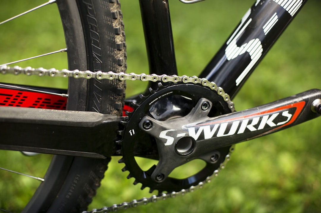 TUNGT NOK: Siden rittet har særdeles liten andel terreng, er drevet foran byttet ut. (foto: Kristoffer H. Kippernes) _IPP5605