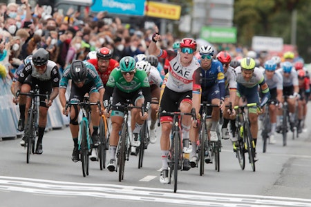 NY TRIUMF: Alexander Kristoff tok sin andre etappeseier i Deutschland Tour. Foto: Cor Vos