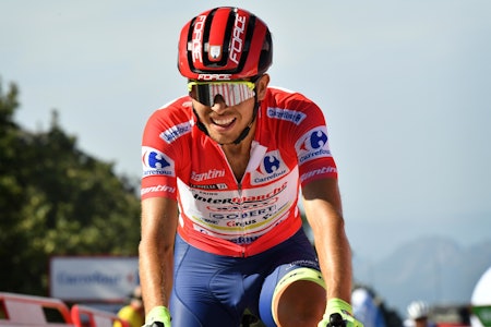 LEDER: Odd Christian Eiking er i ferd med å gjøre et sensasjonelt Vuelta a España. Foto: Cor Vos