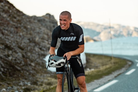 KOM-GROSSIST: Terje Selle Rundberg har spesialisert seg på å vinne klatresegmenter i Strava, såkalte King of the Mountain-utmerkelser også kjent som KOM'er. Foto: Anja Helvig Terje Selle Rundberg KOM Strava