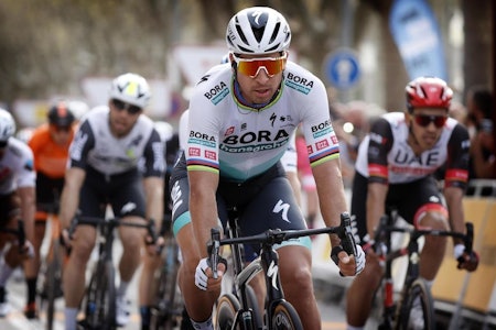 TILBAKE! Peter Sagan vant sin første seier i Katalonia rundt i dag, og var tydelig lettet over resultatet. Foto: Cor Vos.  TILBAKE! Peter Sagan vant sin første seier i Katalonia rundt i dag, og var tydelig lettet over resultatet. Foto: Cor Vos.