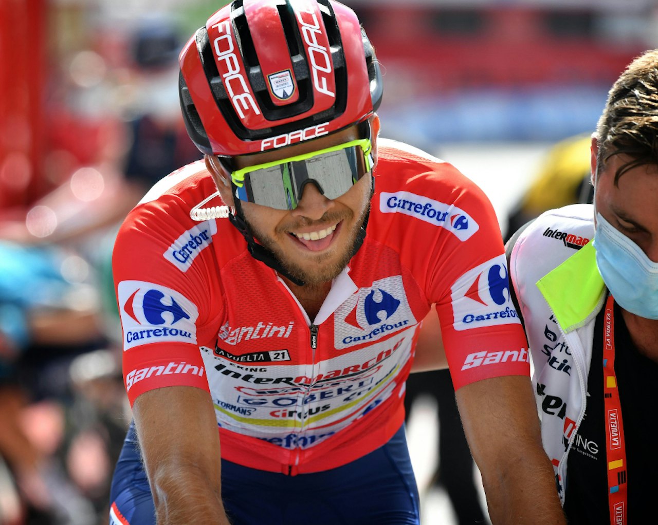 FORSVARTE TRØYA: Odd Christian Eiking leder fortsatt Vuelta a España. Foto: Cor Vos FORSVARTE TRØYA: Odd Christian Eiking leder fortsatt Vuelta a España. Foto: Cor Vos