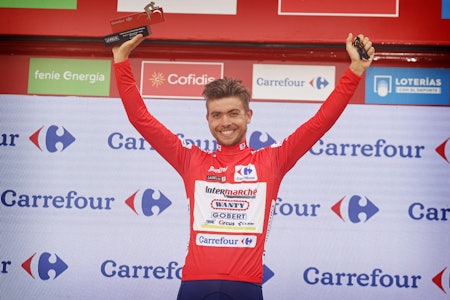 NY VUELTA-LEDER: Odd Christian Eiking overtok ledelsen i Vuelta a España tirsdag. Foto: Cor Vos NY VUELTA-LEDER: Odd Christian Eiking overtok ledelsen i Vuelta a España tirsdag. Foto: Cor Vos