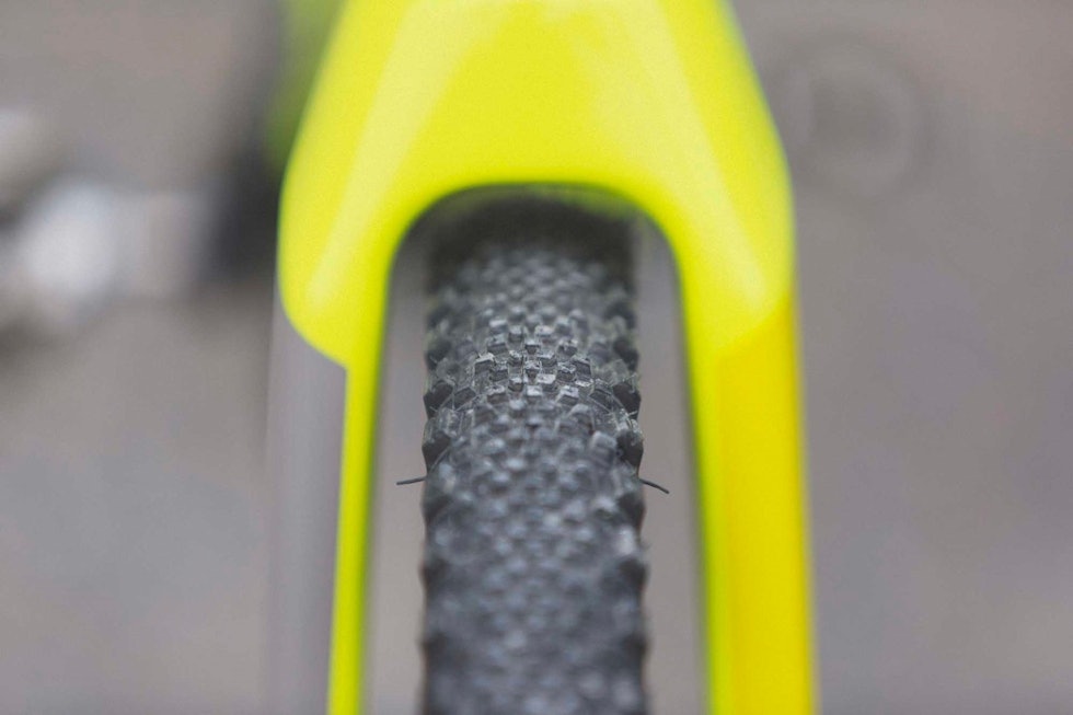 GOD KLARING: BMC URS har plass til 45 mm dekk på 700c-hjul. Foto: Kristoffer H. Kippernes BMC URS 01 Three