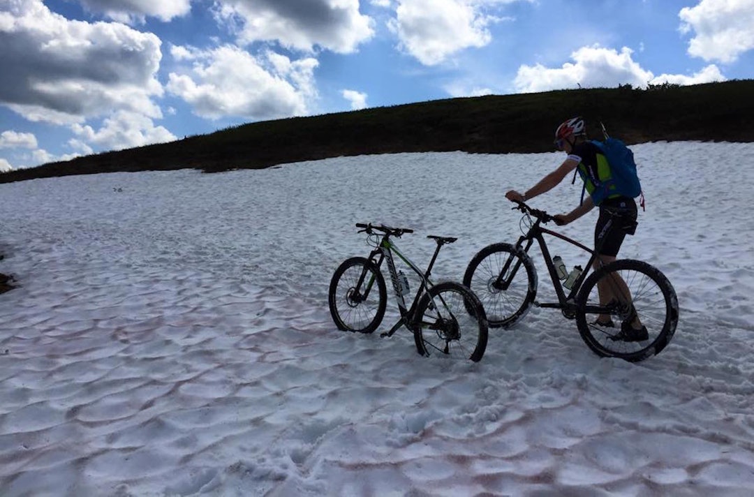 FERDIG MERKET: Men ikke ferdig ryddet. Det siste må værgudene sørge for. Foto: Valdresrittet Valdresrittet 2015 trase - Foto Valdresrittet 1400x924