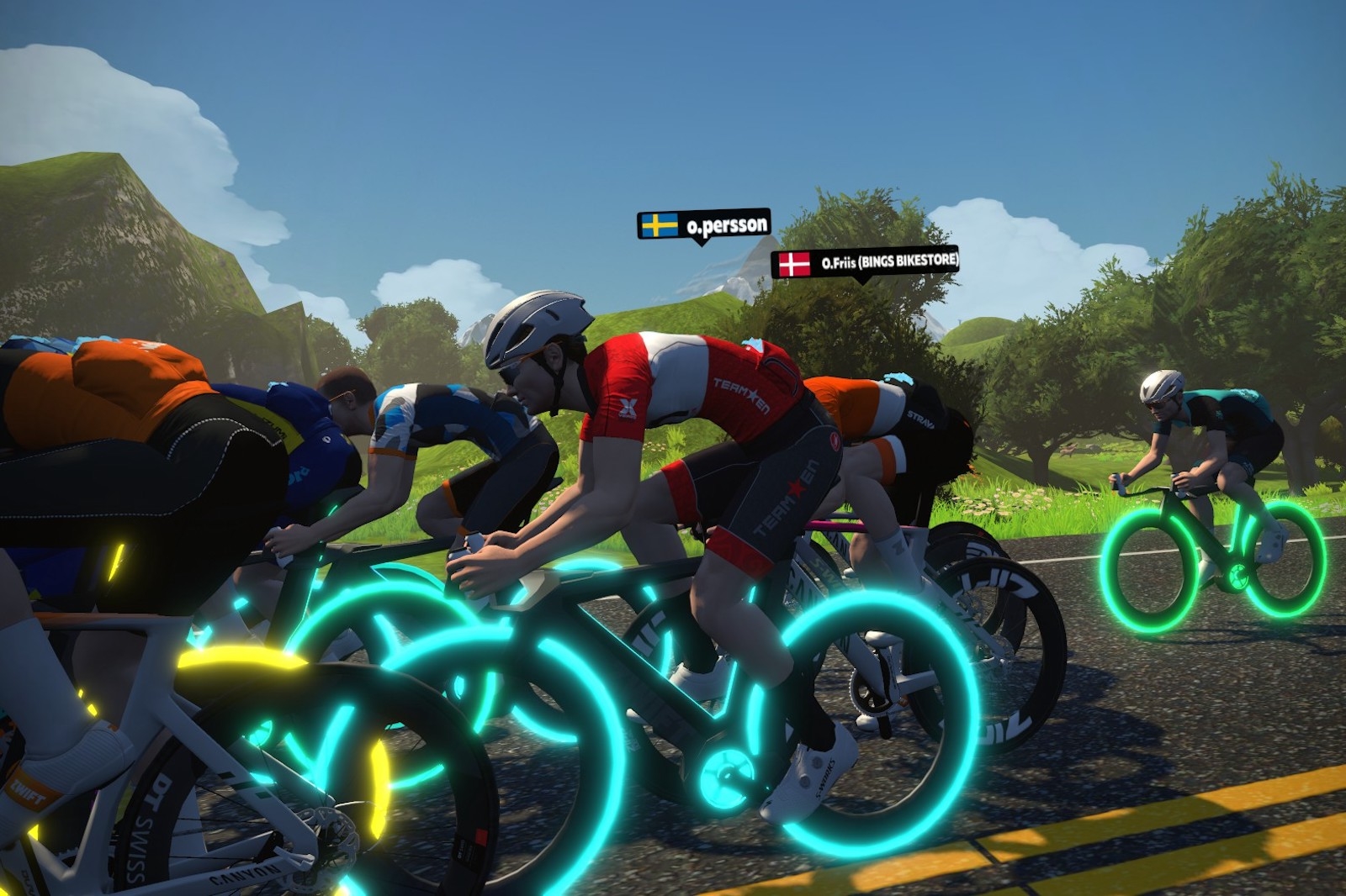 Scandinavian Cup 2021 på Zwift