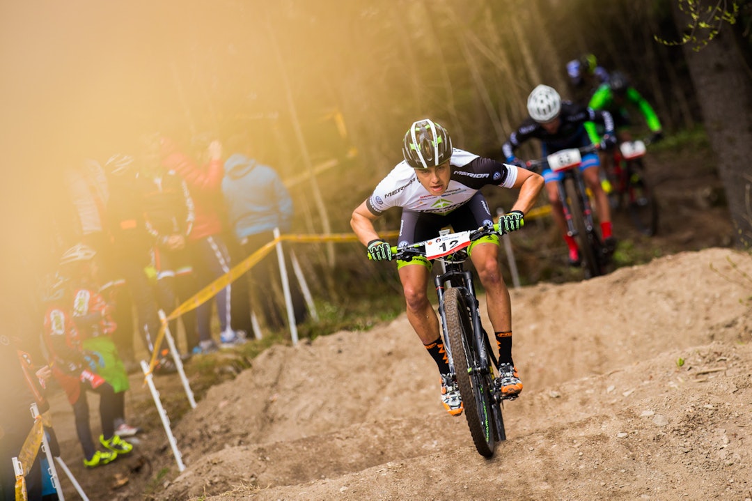 PUKLER: Og resten av røkla fulgte etter. Her tyskeren Julian Schelb. (foto: Snorre Veggan) norgescup-3770-2a