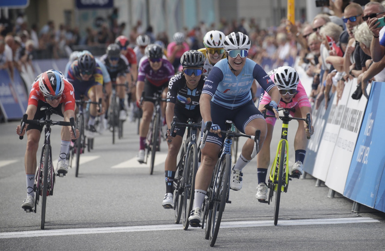 VANT I COMEBACKET: Chloe Hosking tilbake i konkurranse med seier. Foto: Cor Vos VANT I COMEBACKET: Chloe Hosking tilbake i konkurranse med seier. Foto: Cor Vos