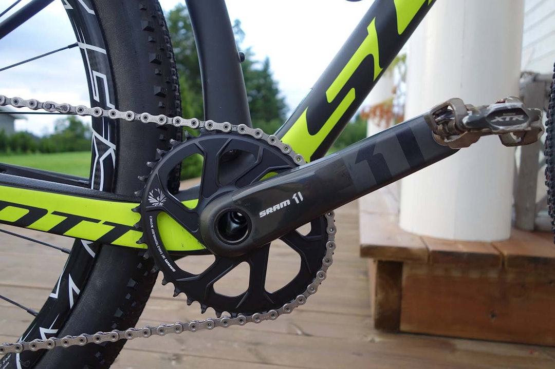 OVALT: .. og med 38 tenner på krankdrevet. Foto: Privat 21056957_10155464727626276_1651141523_o