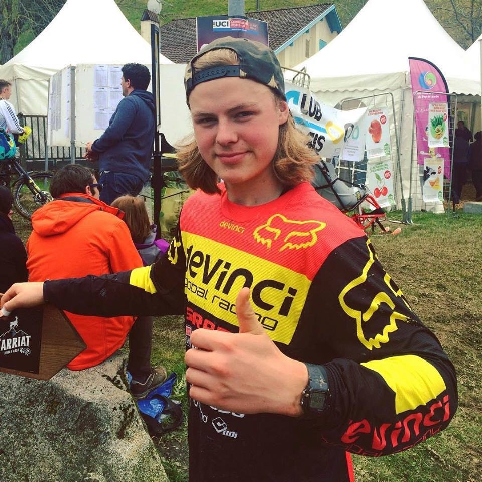 Brage Vestavik under verdenscuprunden i Lourdes 9-10 april. Foto: NCF Brage Vestavik WC Lourdes 2016 - Foto NCF copy
