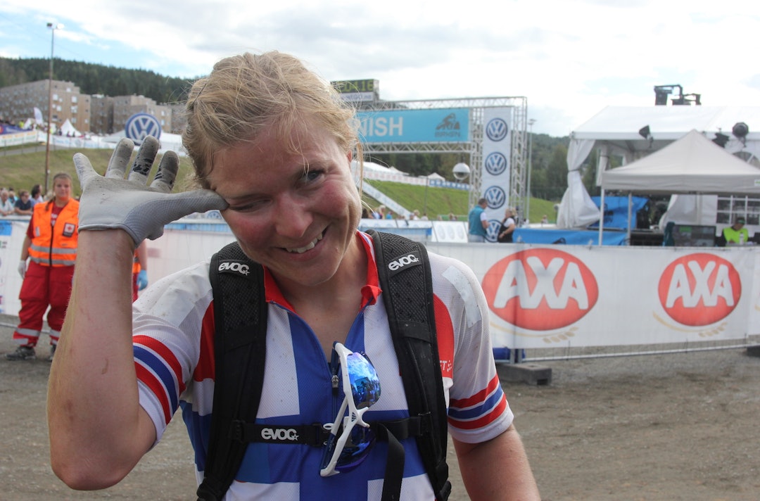 Hildegunn Gjertrud Hovdenak ble nummer tre i Birkebeinerrittet 2015, og beste norske. For henne betyr tida over fjellet lite. Foto: Ingeborg Scheve K elite Hildegunn Hovdenak - Foto Ingeborg Scheve 1400x924
